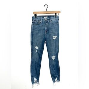 GOOD AMERICAN High Rise Blue Jeans Size 25/0